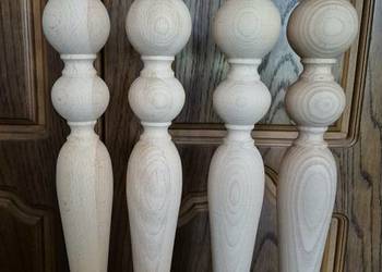 Nogi toczone do komody, stołu, stolika