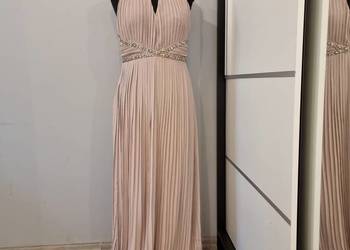 Maxi suknia wieczorowa plisowana TFNC London rozm.XL