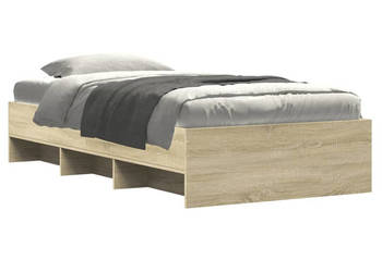 Łóżko bez materaca dąb sonoma 75x190 cm WM-3295711
