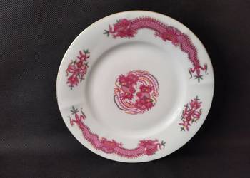Stary przedwojenny talerz porcelana Echt Tuppack Tiefenfurt  Parowa