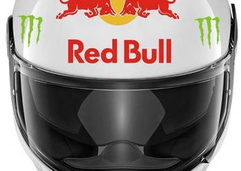 RED BULL monster energy tuningowe naklejki na kask motocyklowy