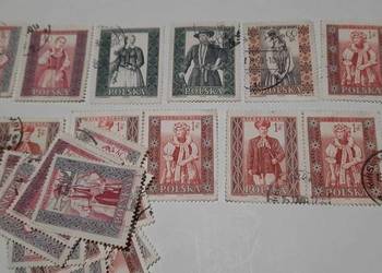 znaczki Polskie stroje ludowe 1960r 20szt. (z1)