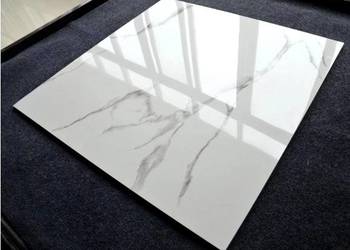 GRES CALACATTA WHITE 60X60 BIAŁY MARMUR POŁYSK g.2