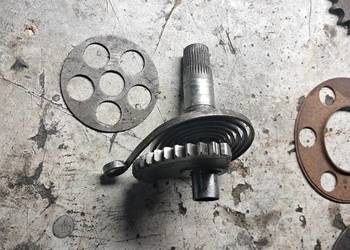 Wsk 125 zestaw startera kopnika półksiężyc wałek sprężyna podkładka kopnika