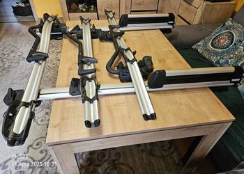 Bagażnik 951 / belki Thule 127cm ,uchwyty rowerowe, bagaznik na narty 40 cm