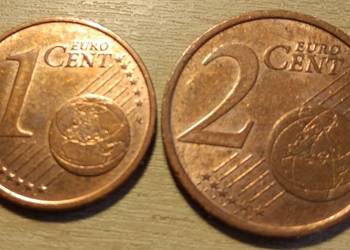 Zestaw monet 1 i 2 euro cent NIEMCY 2002 monety obiegowe