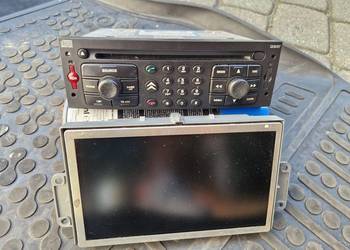 Radio nawigacja ekran ramka citroen c4 c5 ramka 2 din