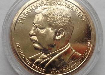 USA - 1 dolar 2013 - Prezydenci USA - pozłacany (K06)