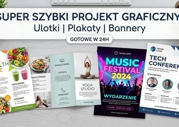 Zrobię ulotkę, plakat, zaproszenie