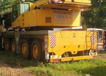 Uszkodzony dźwig terenowy  samojezdy Demag AC 120