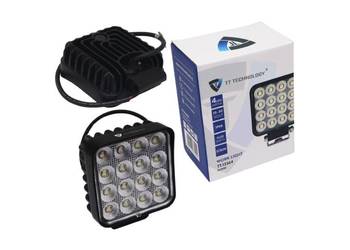 LAMPA Robocza 64 LED OSRAM 64W 10-30V Halogen E9 IP68 TT.13364 [4630]