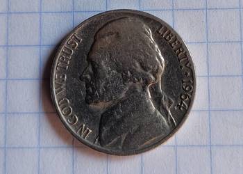 5 CENTÓW ( FIVE CENTS ) 1964 ROK ( D ) - USA