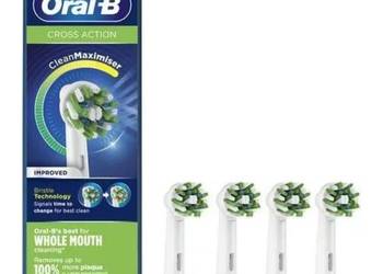 4x Oryginalna Końcówka Oral-B do Szczoteczki Braun