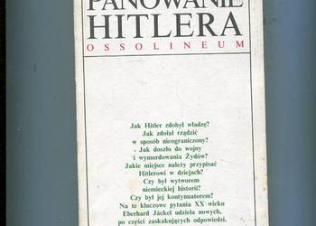 Panowanie Hitlera - Eberhard Jackel