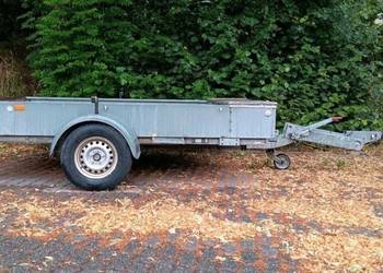 Przyczepka jednoosiowa na kat B. 1500 dmc  2.5m x 1.80m