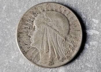 187) POLSKA II RP srebro - 5 Złotych - 1933 r. - Głowa kobiety