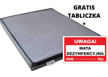 GRATIS! GREY MATA DEZYNFEKCYJNA 100 x 60 x 4 cm + TABLICZKA