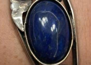 Bransoletka srebrna lapis lazuli