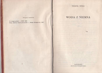 (02456) WODA Z NIEMNA – TEOFIL SYGA