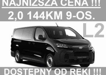 Toyota Proace Verso 2,0 144KM 9-os. Dostępny od ręki Najniższa cena ! Czuj…