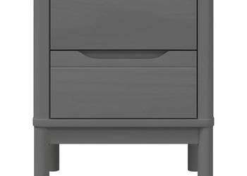 vidaXL Szafka nocna FLORO, szara, 45x39x57 cm(SKU:374004)