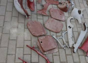 Jawa 250 model 353 osłona łańcucha, puszka na akumulator