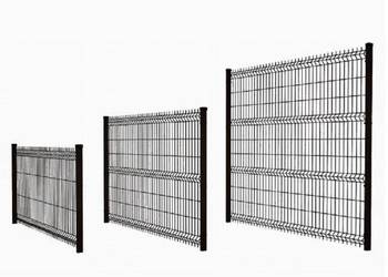 Panel ogrodzeniowy fi 4.0 x 1.03 x 3 V Czarny