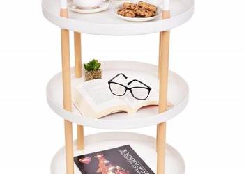 Wielofunkcyjny wózek mobilny 3-piętrowy, wys. 86 cm