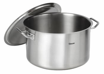 Garnek ze stali szlachetnej 30L 430mm z pokrywką Bartscher