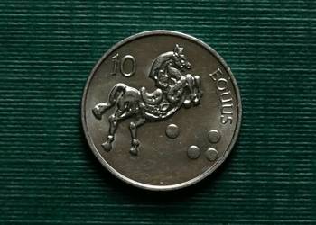 SŁOWENIA - 10 tolarów, 2001r.