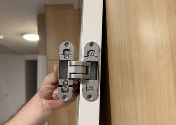 Drzwi wewnętrzne MDF białe