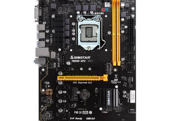 Komputer Płyta główna Biostar TB250 Intel G3930 Asus Rx570 4gb 128ssd