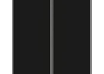 vidaXL Parawan 2-panelowy, czarny,(SKU:350261)