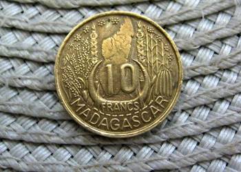 Madagaskar Francuski 10 Frank 1953r