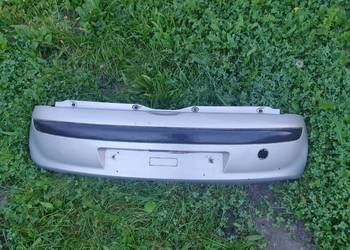 Zderzak tylny tył Fiat Punto II 98-03 5 drzwi srebrny
