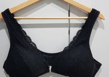 Damski bawełniano-sportowy biustonosz z kryształkami