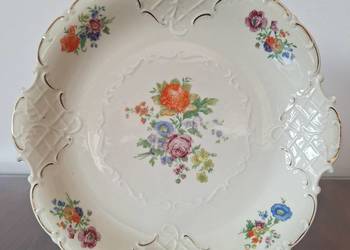 Patera talerz dekoracyjny Schirnding BAVARIA porcelana pozłacane