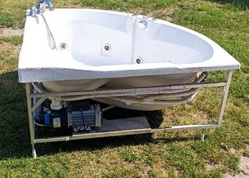 Wanna narożna POOLSPA  z hydromasażem 142x142