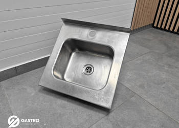 Zlew wiszący ze stali nierdzewnej 40x40x25