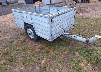 Przyczepka jednoosiowa , dwukołówka dwukółka przyczepa