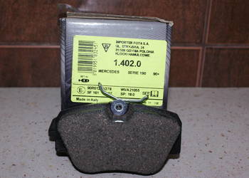 RAICAM 1.402.0 KLOCKI HAMULC. MERCEDES W201 190 82-93 Zestaw