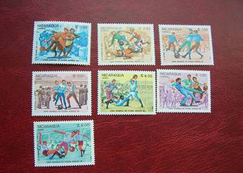 Nikaragua 1985 MNH Mi. 2553/59 Sport Piłka nożna MŚ Mexico Nikaragua 1985 MNH Mi. 2553/59 Sport Piłka nożna MŚ Mexico