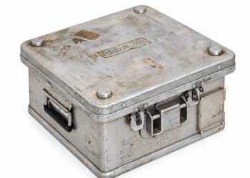 Aluminiowa Skrzynia Ważności DETTE BBK/A ZB – Bankowa, Militarna Vintage