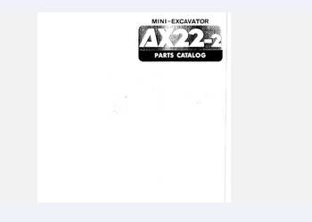 Airmann AX22-2 koparka katalog części