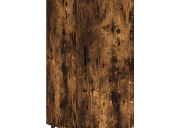 Szafka przydymiony dąb 345x34x90 cm materiał drewnopochodny WM-828561