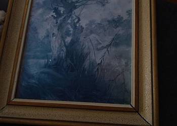 obraz wierzby nad moczarami Witold Pruszkowski