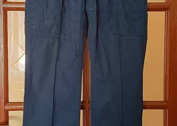 Spodnie bojówki granatowe S