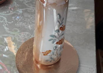 Ceramiczna butla wazon sygnowany
