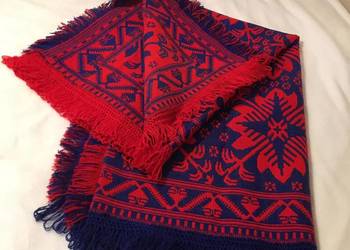 Narzuta wełniana 2 warstwowa PRL