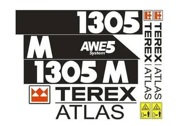 Naklejki oklejenie ATLAS TEREX 1305M Zamiennik